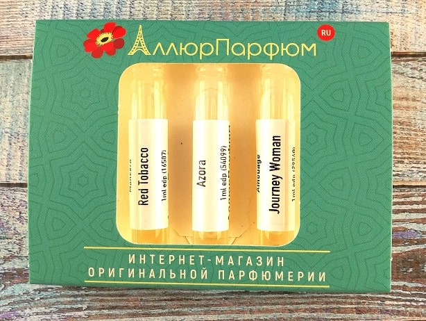 Фиолки по 1 мл в коробочке фиолки аллюрпарфюм